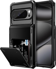Google Pixel 10/Pixel 10 Pro Case Wallet with Card Holder Heavy Duty Shockproof