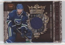 2010 Panini Crown Royale Lords of the NHL Materials 15/99 Henrik Sedin HOF 4ry
