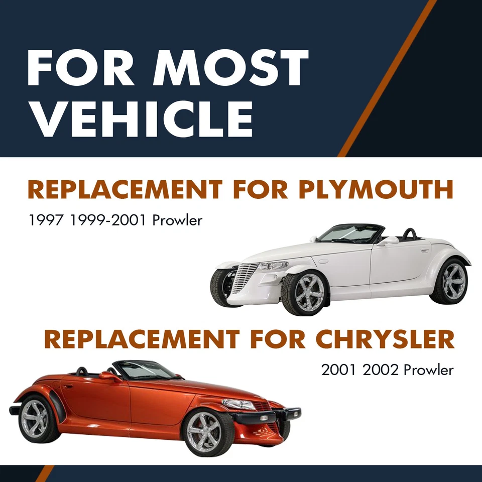 Par de 2 suportes de elevação de tampa traseira do porta-malas para 1997 1999-2001 Plymouth Prowler - Imagem 2 de 4