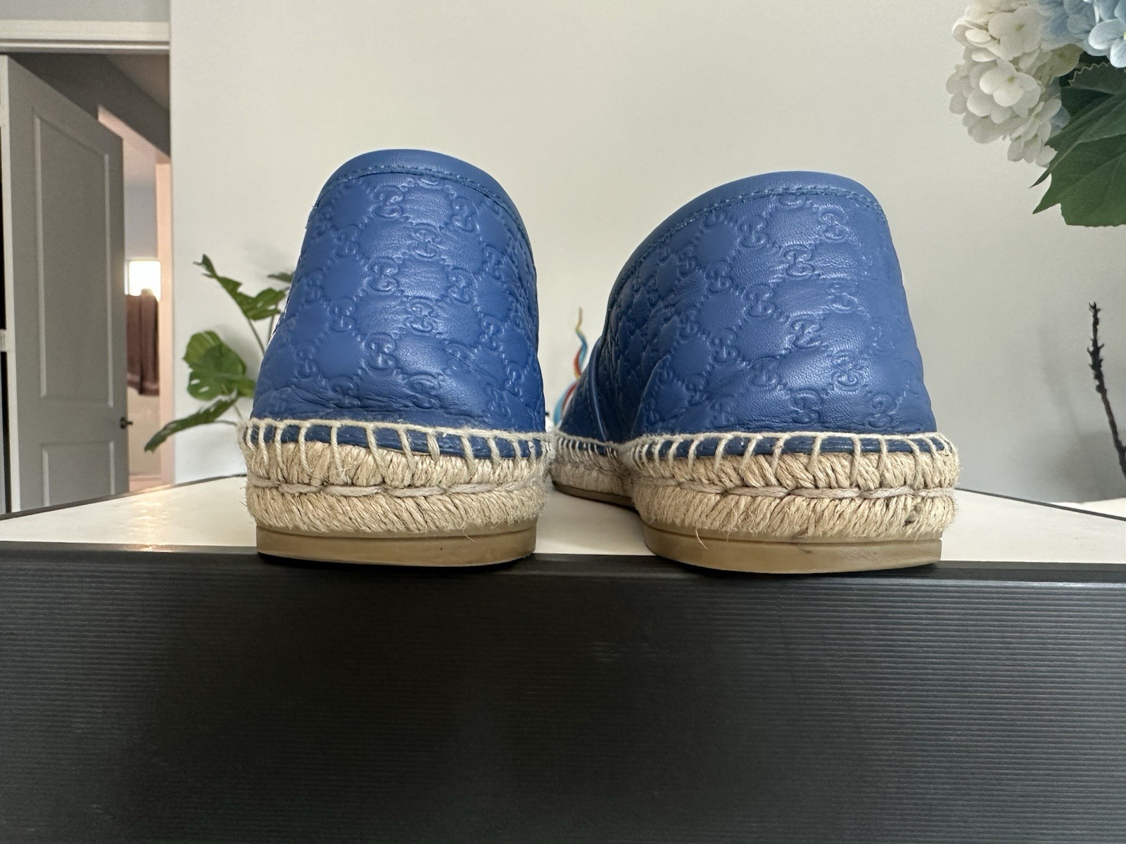 GUCCI Microguccissima Pattern Leather Espadrilles - image 2