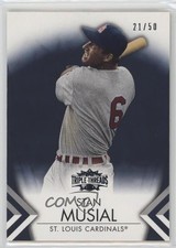 2012 Topps Triple Threads Onyx 21/50 Stan Musial #51 HOF 0l2