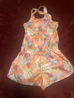 * GIRLS   RBX  PERFORMANCE ROMPER  SIZE  SMALL  7/8  ONE  PIECE  SHORTS