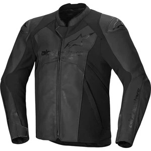Alpinestars Faster V3 Leather Jacket Motorbike Motorcycle Black / Black