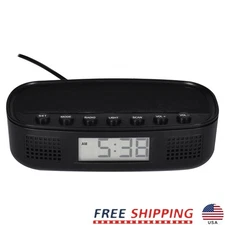 Soothing Sounds Clock Radio USB Port Dual Alarm Nature Music Sleep Aid