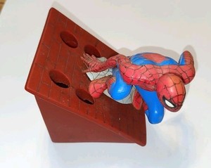 2008 Marvel Spider-Man Figure Toothbrush Holder Brand New