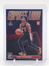 SCOOT HENDERSON 2023-24 DONRUSS OPTIC EXPRESS LANE PURPLE PRIZM ROOKIE #14 Q4244