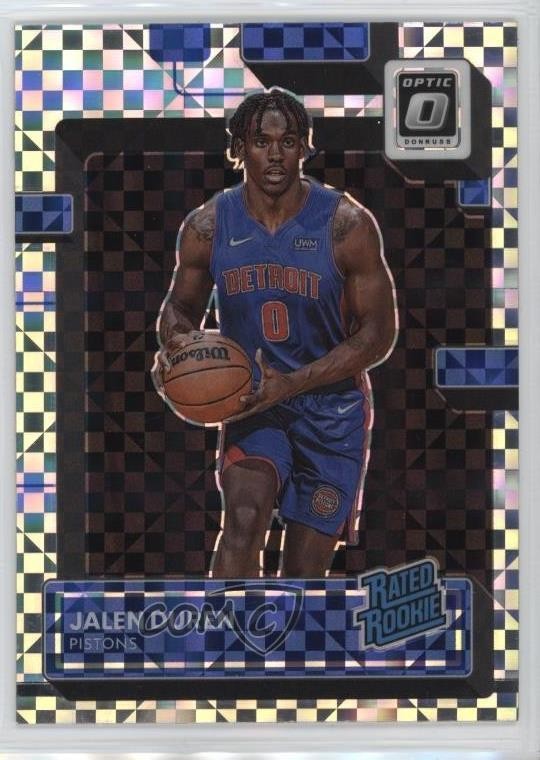 2022 Panini Donruss Optic Rated Rookie Checkerboard Prizm Jalen Duren #227 19lw