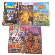 Nintendo Switch EMPTY Case Lot of 5, NO Games, Minecraft MORE