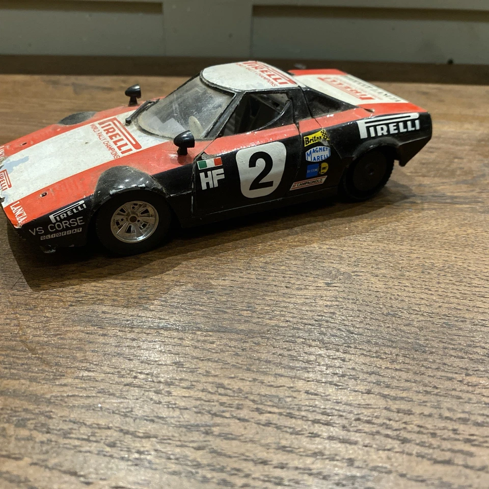 BURAGO 1/24 LANCIA STRATOS 0108 Pirelli HECHO EN ITALIA #281 Foto 4 de 4