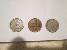MONEDAS PORTUGUESAS - LOTE DE 3 - 2,5 ESCUDOS / 20 CENTAVOS - CIRCULADAS