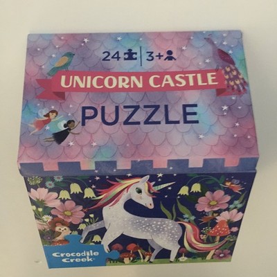NEW Crocodile Creek Unicorn Puzzle 24 piece Unicorn Design Ages 3+