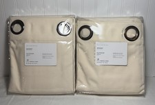Pottery Barn Grommet Outdoor Curtains Set Of 2-50  x 84  Natural