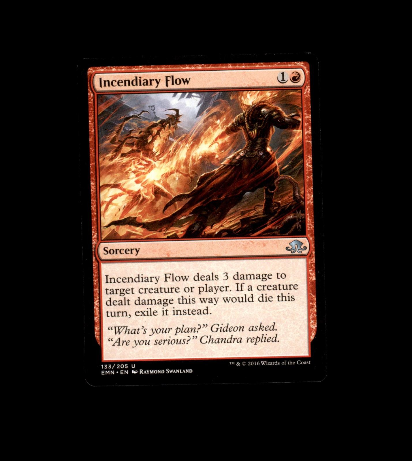 Incendiary Flow 133 Uncommon Eldritch Moon Magic: The Gathering Lightly Played