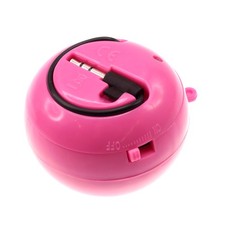 For TCL K33/K32 5G - Wired Speaker Portable Audio Multimedia Rechargeable Pink