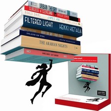 Wondershelf Floating Bookshelf: Invisible Superhero Wall Decor
