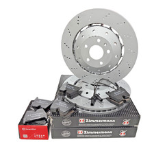 Audi R8 RS4 RS5 (2008-) OEM German Front Drilled Brake Discs & Brembo Pads