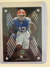 JADAN BAUGH 2025 Leaf Eclectic Signature Series Valiant Black Speckle # 1/1