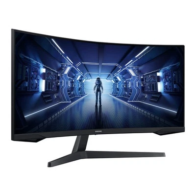 34" Samsung Odyssey G55T LC34G55TWWPXXU Monitor, VA, 3440 x 1440, 165Hz, FreeSyn - Picture 2 of 4