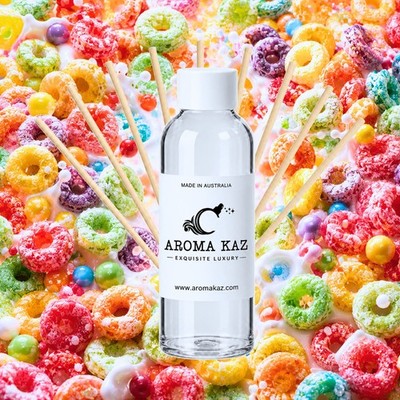 Fruity Rings Cereal Reed Diffuser Oil Refill Vegan Alcohol-Free 3 Sizes