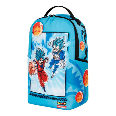 Sprayground Super Saiyan Blue Goku & Vegeta Backpack🔥New Bookbag