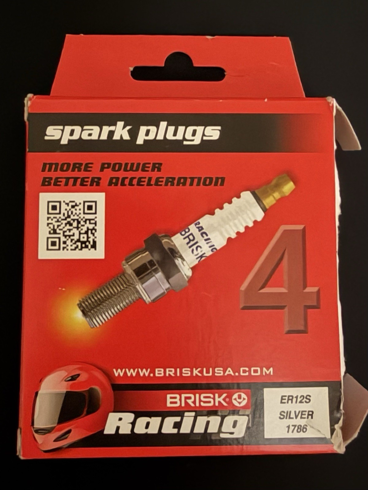 Brisk Silver ER12S Spark Plugs For Mk7 VW Golf/GTI/R