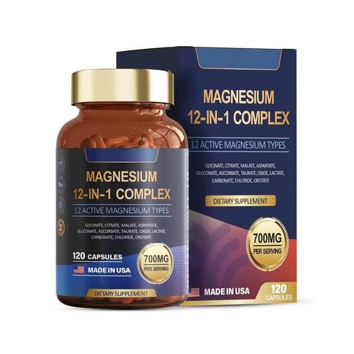 Magnesium 12 in 1 Complex - Magnesium Glycinate, Citrate, Malate, L- Threona te - Picture 14 of 22