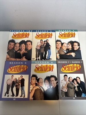 SEINFELD The Almost Complete Series Season 1 2 3 4 5 6  7 DVD  Box Set Assorted