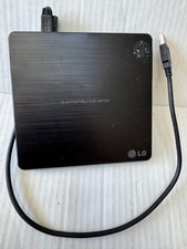 LG Slim Portable DVD Writer Model SP60NB50 External USB Connection /optical