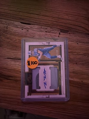 2023 Panini One Sam Laporta True RPA /49 On Card Auto Dual Patch