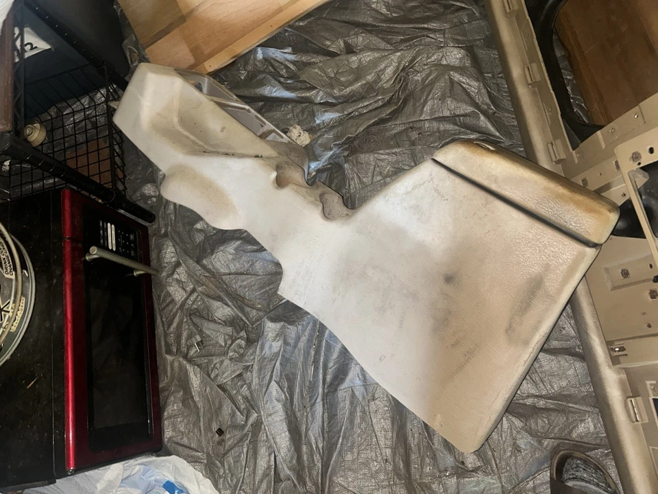 Jeep Wrangler TJ 1997 1998 1999 2000 2001 2002 OEM consola central bronceada 1 pieza Foto 2 de 4