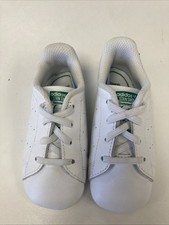 Adidas Stan Smith Infantil Cuna Zapatos Tenis Talla 5K Blanco con Verde