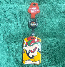 Universal Studios Bowser Retractable ID Lanyard Badge Holder, One Size