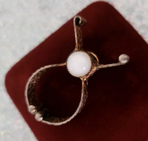 Vintage Mother Of Pearl Glove Purse Clip No Chain 