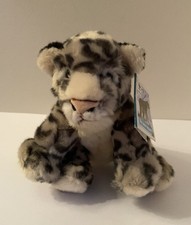 WWF Snow Leopard Plush Endangered Species Soft Toy 6”