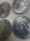 1963 50C Franklin Half Dollar Lot Of 4 Uncirculated
