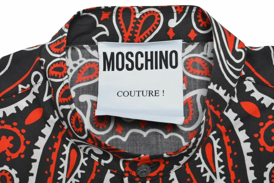 Moschino Couture Men's Multi-Color Dress Shirt US 15 15.5 15.75 16 16.5 - Image 4 of 4