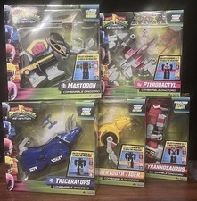 Mighty Morphin Power Rangers Re-Ignition Complete Dinozord Set of 5