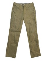 Orvis Tech Pants Mens 32x32 Water Repellent Comfort Stretch Media Pocket Khaki