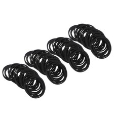 1.6" x 3/50" 500pcs Black Rubber Elastic For Office Folders