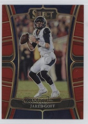 2023 Panini Select Draft Picks Concourse Red Prizm 16/149 Jared Goff #50 1u5y