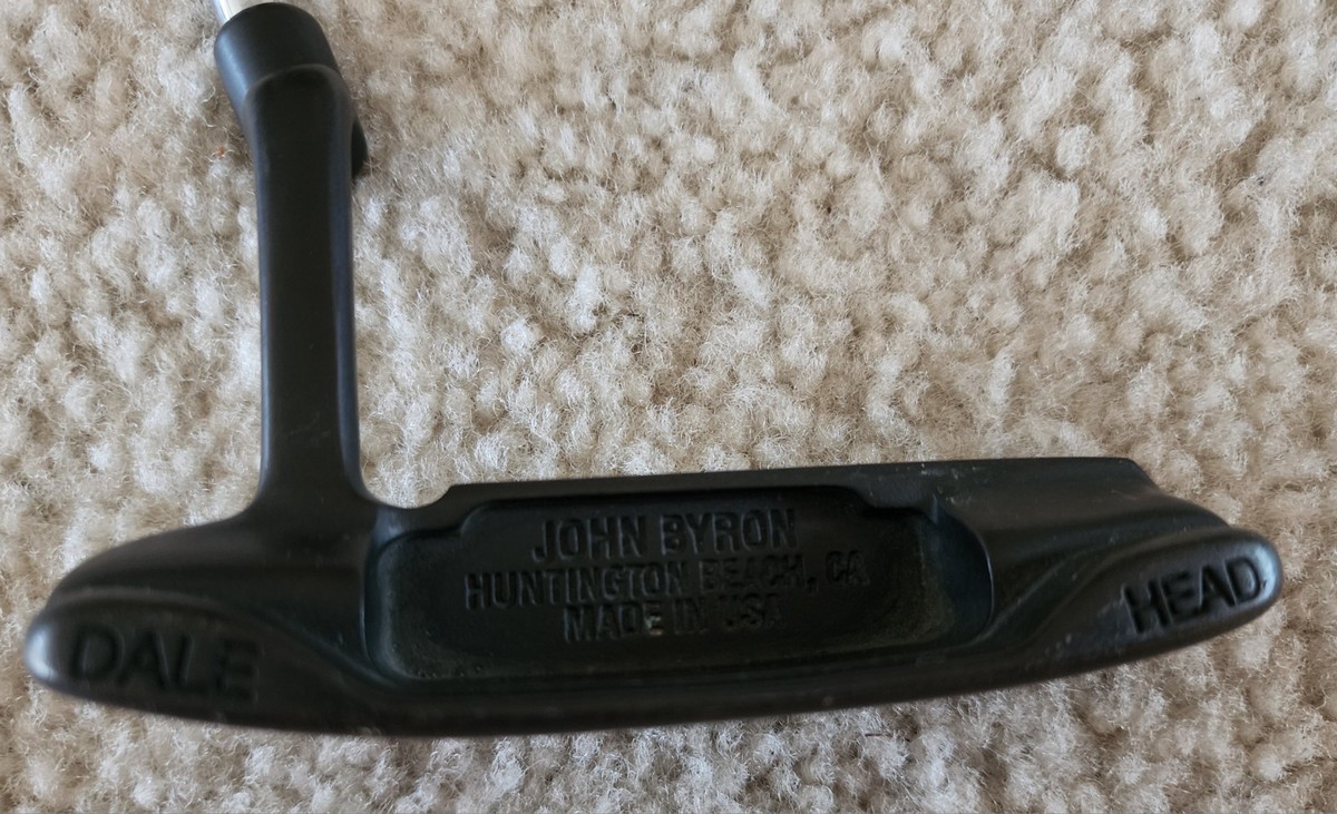 Vintage John Byron Dale Head Putter Steel Shaft 34 inches Original