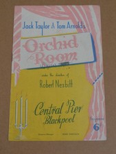 Frankie Howerd - The Orchid Room - 1949 Central Pier, Blackpool Programme