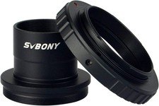 T2 T Ring and T Adapter, 1.25 Inches Metal Telescope Camera Adapter Compatible w