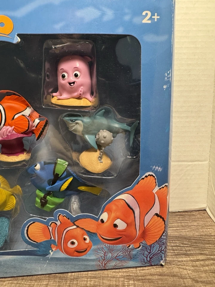 Juego de 9 figuras Finding Nemo Disney Store Pixar (nuevo y raro) Foto 4 de 4