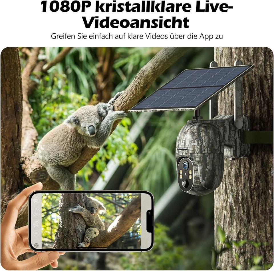 4G LTE solar game camera hunting camera surveillance camera night vision IP66 360° view - Image 4 of 4