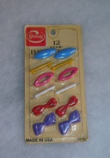 RETRO GOODY KIDDIE BARRETTES ASSORTED COLOR SHAPES IN ORIGINAL PACKAGE 2