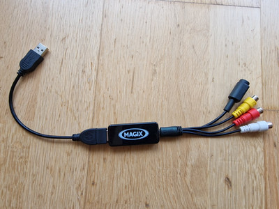 Video Grabber USB 2.0 Cinch S-Video VHS Digitalisierung Magix K0065