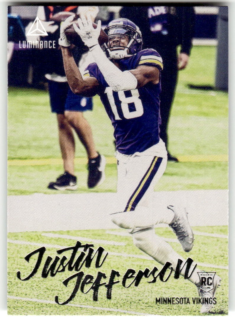 2020 Panini Chronicles - Luminance Update Rookies Justin Jefferson #217 (RC)