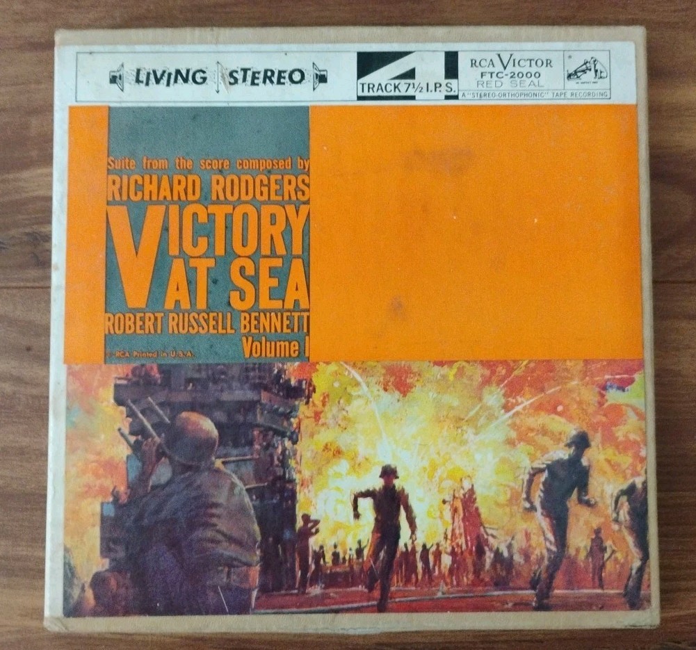 Victory At Sea Vol 1 Reel-to-reel RCA Victor Living Stereo FTC2000, 7 1/2 IPS