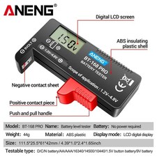 ANENG BT-168 PRO Digital Battery Tester AA AAA Button Cell Capacity Checker